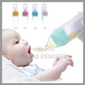 Baby Feeding Bottle Spoon With Container Baby Food Feeder