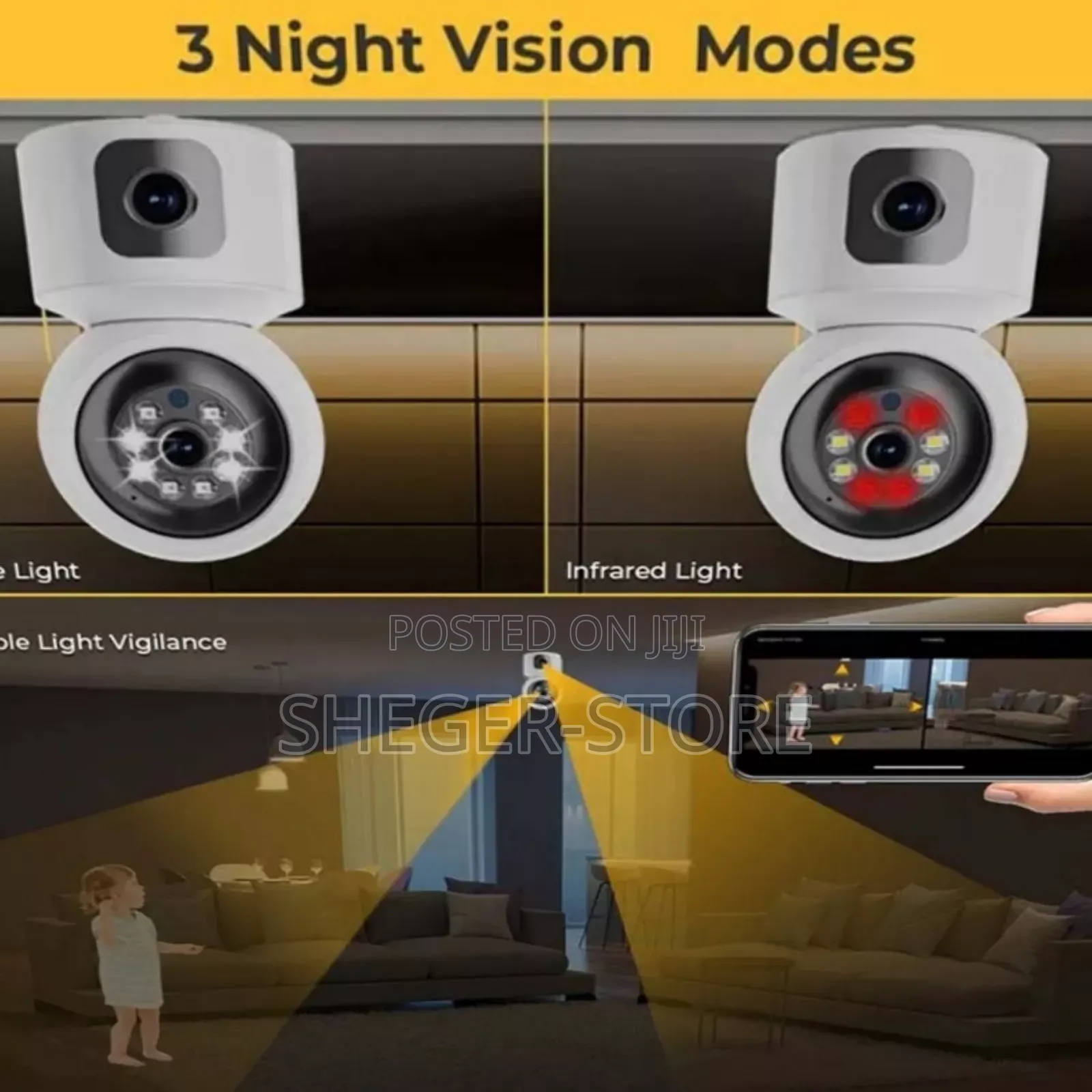 High Resolution Smart Wifi Security Camera