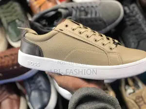 Boss Flat Pure Leather Shoe Mens