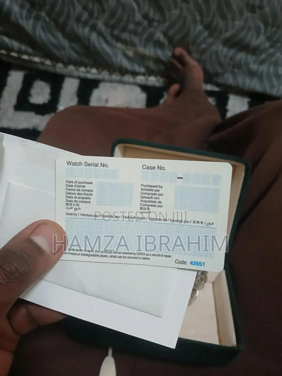 Seiko Kinetic Sq 100 Gold Silver Combination