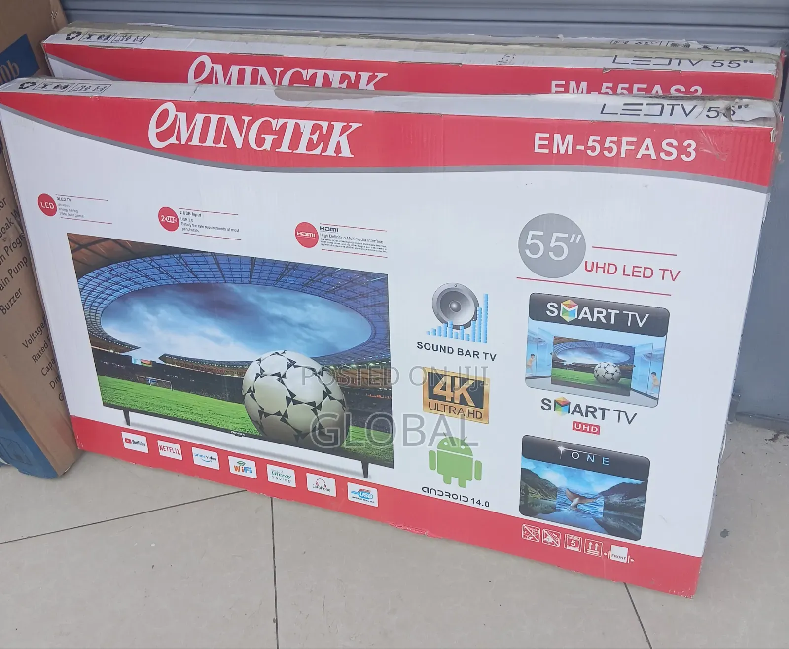 Emingtek 55''inch Picture Quality Tv