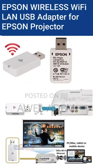 Epson Wireless Wifi Lan Usb Adapter for Epson Projector