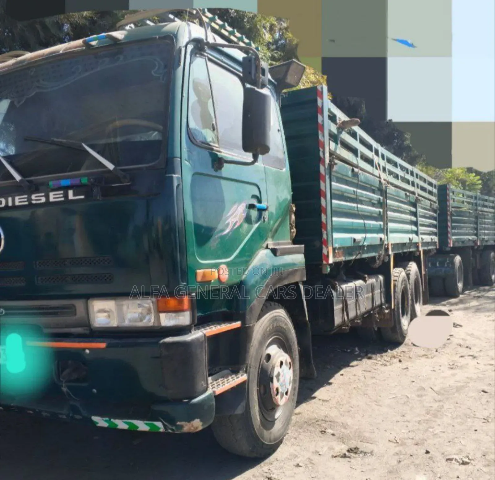 2006 ኒሳን Ud ከነተሳቢው Maru ተሳቢ 13 ሺ ታርጋ