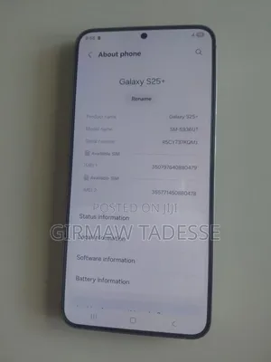 New Samsung Galaxy S25+ 256 GB Gray