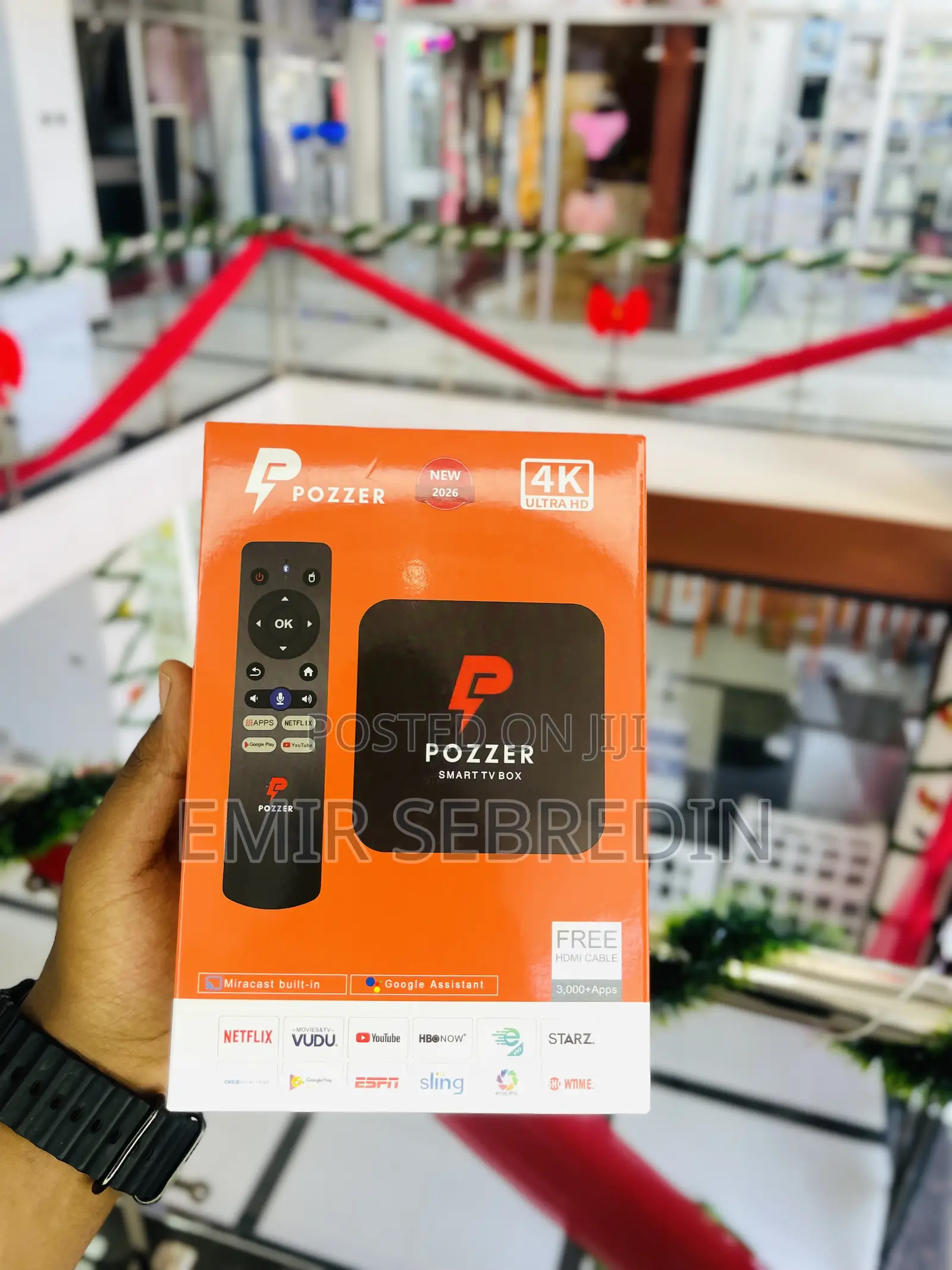 New 2026 Pozzer Smart Tv Box (128 Gb by 8 Gb Ram)