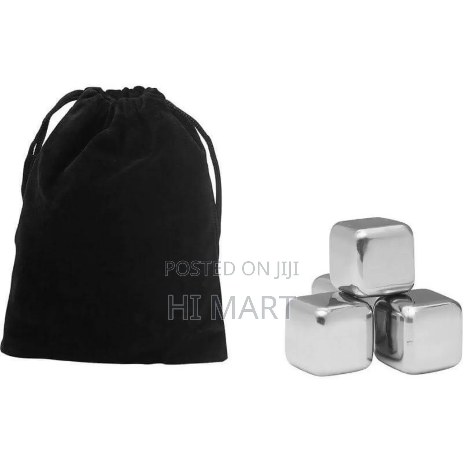 4set Stainless Steel Ice Cubes for Drinks