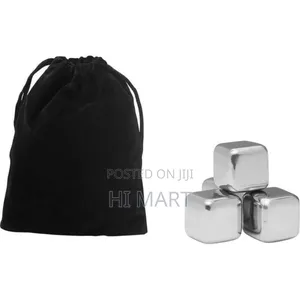 4set Stainless Steel Ice Cubes for Drinks