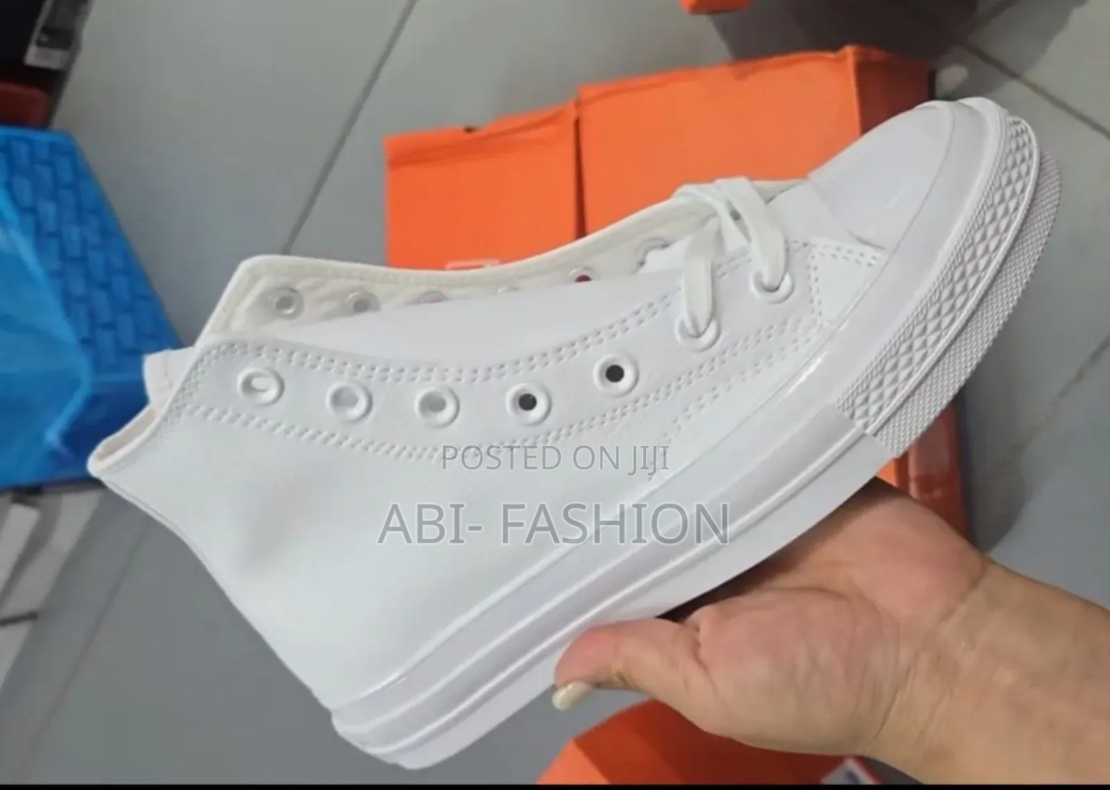 Converse Chuck Taylor All Star High-Top White Leather Shoes