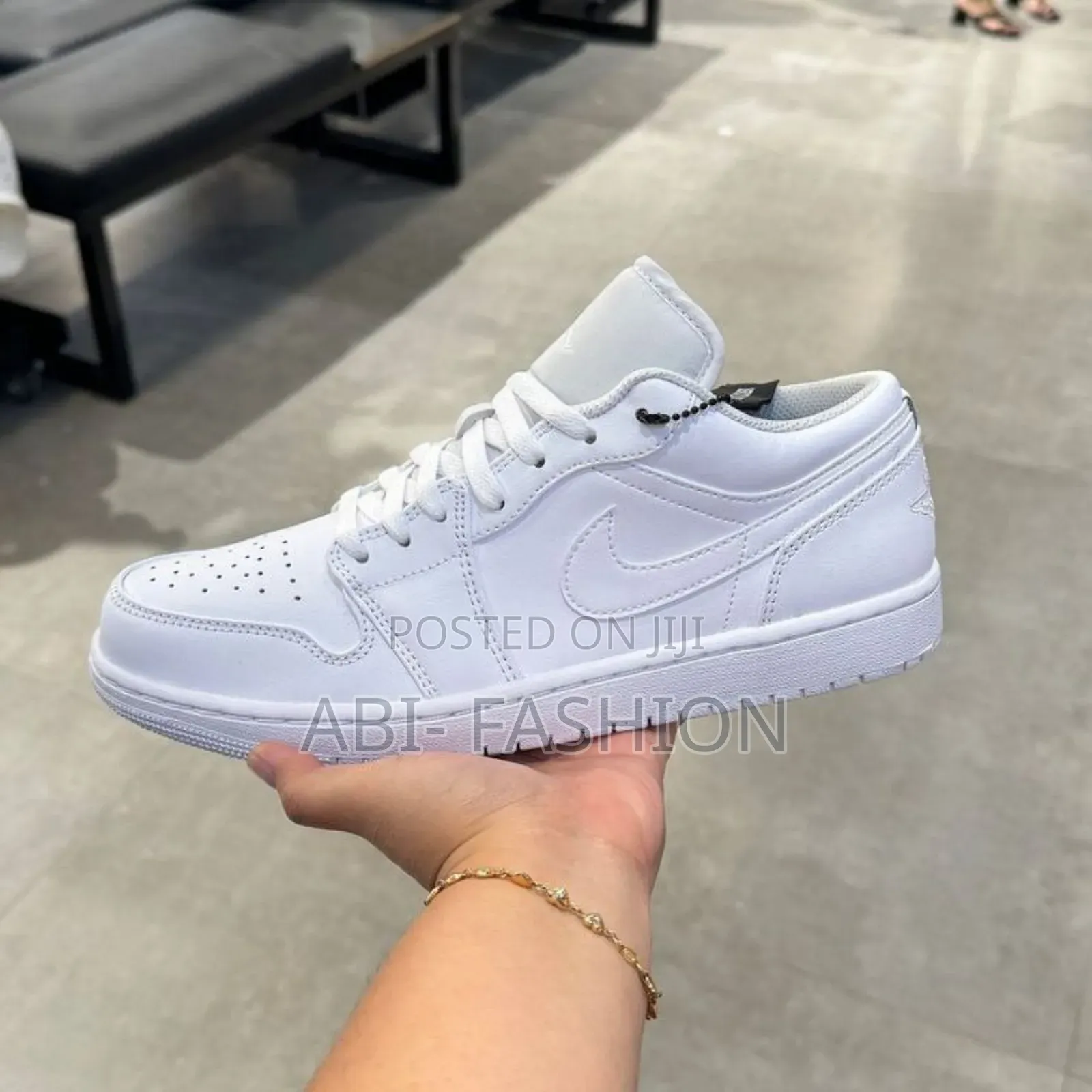 Air Jordan 1 Low Triple White Shoes
