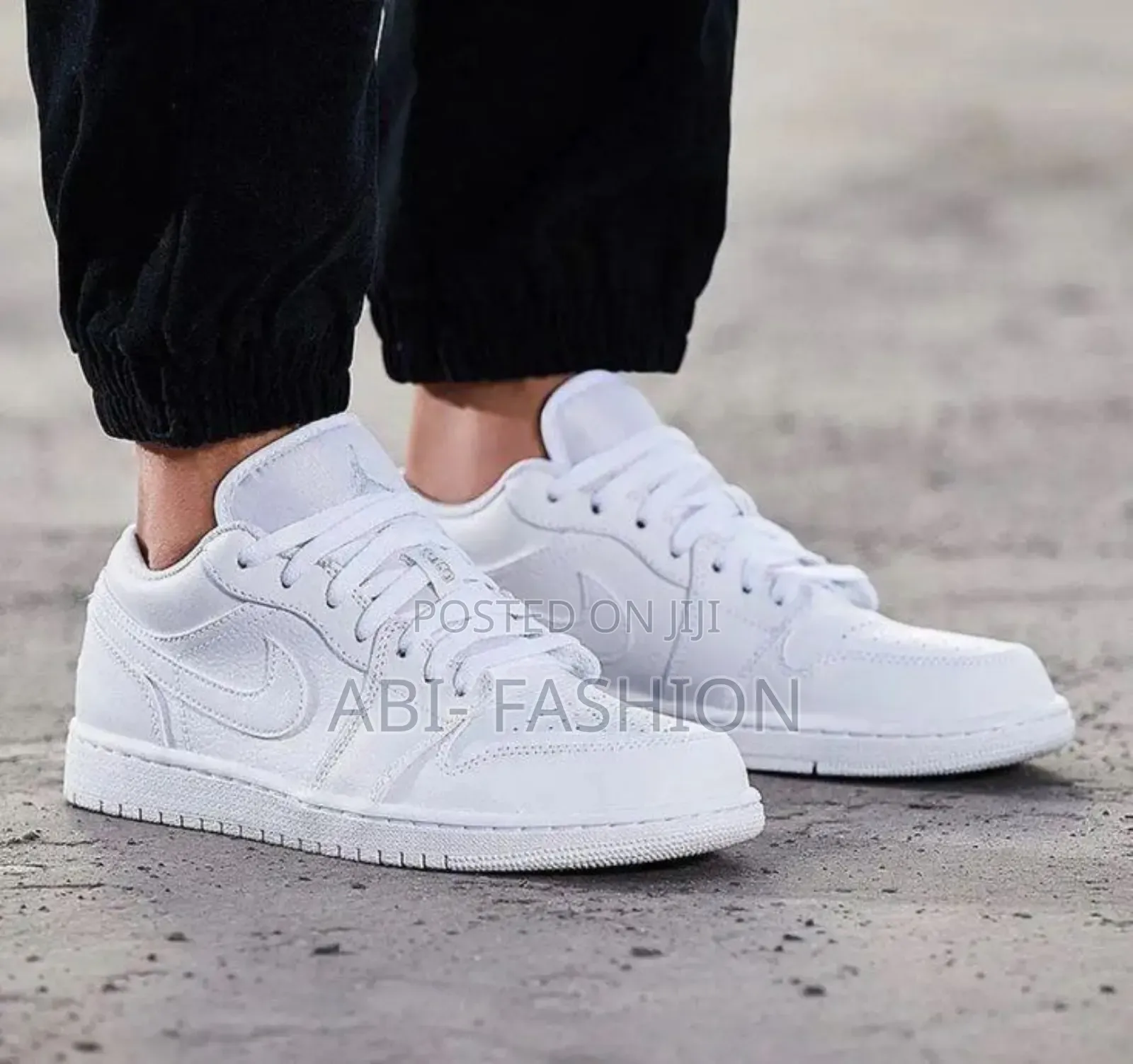 Air Jordan 1 Low Triple White Shoes