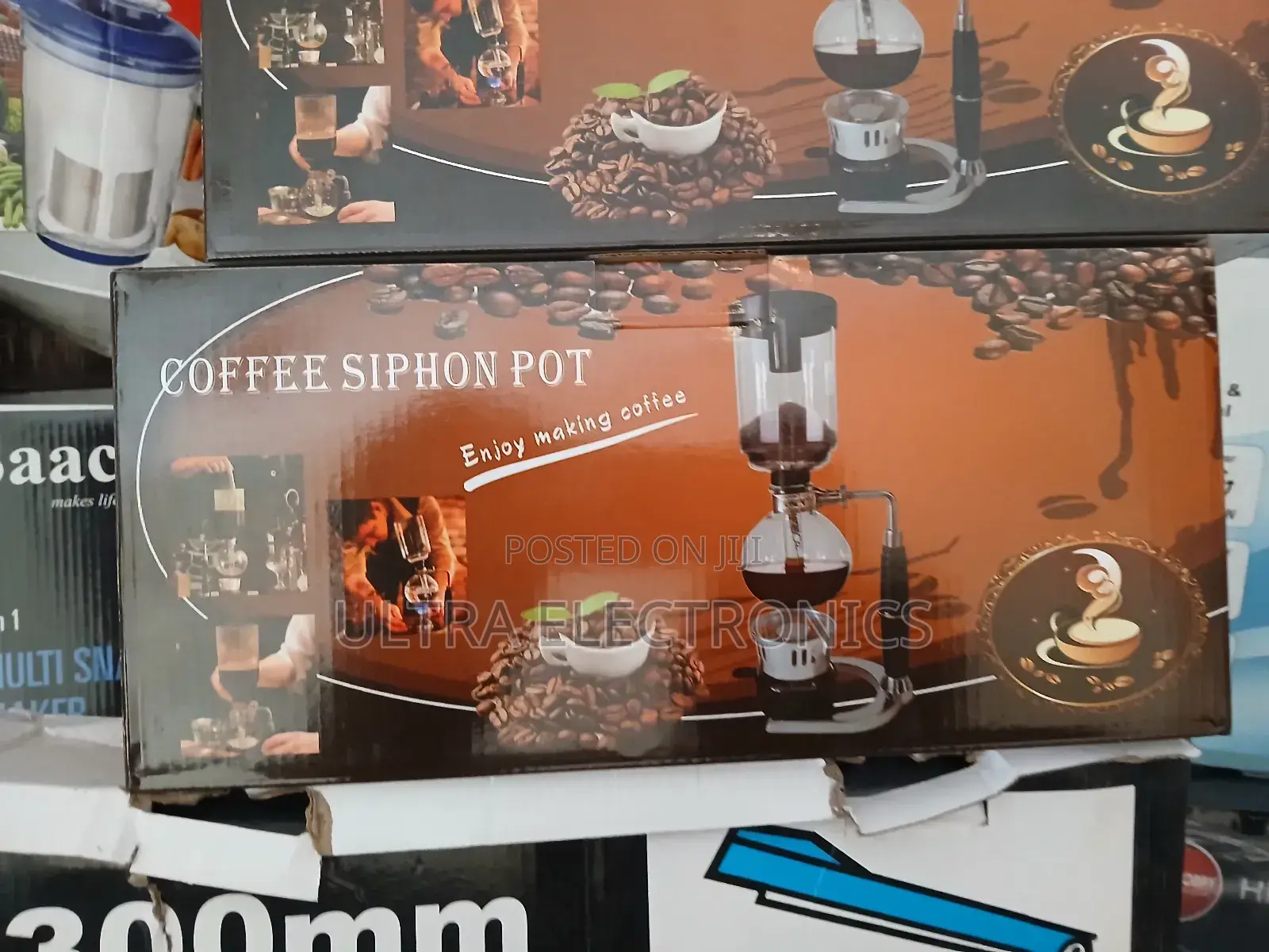 Tabletop Siphon Coffee Maker.