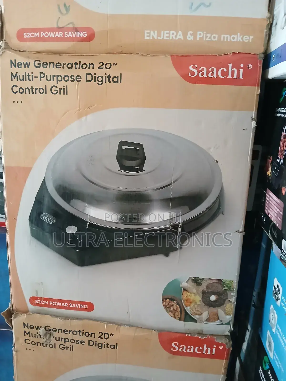 Saachi 20" Multi-Purpose Digital Control Grill, Also Known as a Mitad