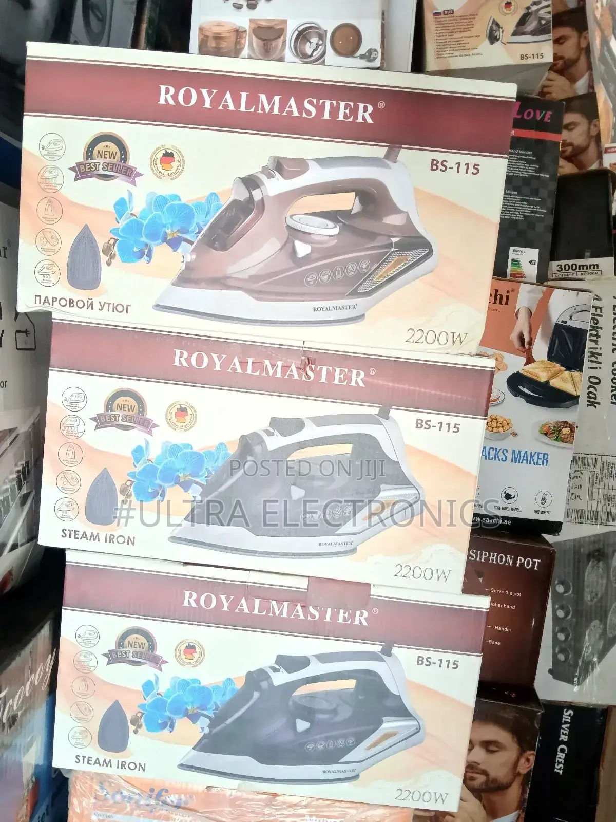 Royal Master Bs-115 Steam Iron. Power: 2200w