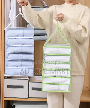 Hanging Clothes Organiser for Wardrobe