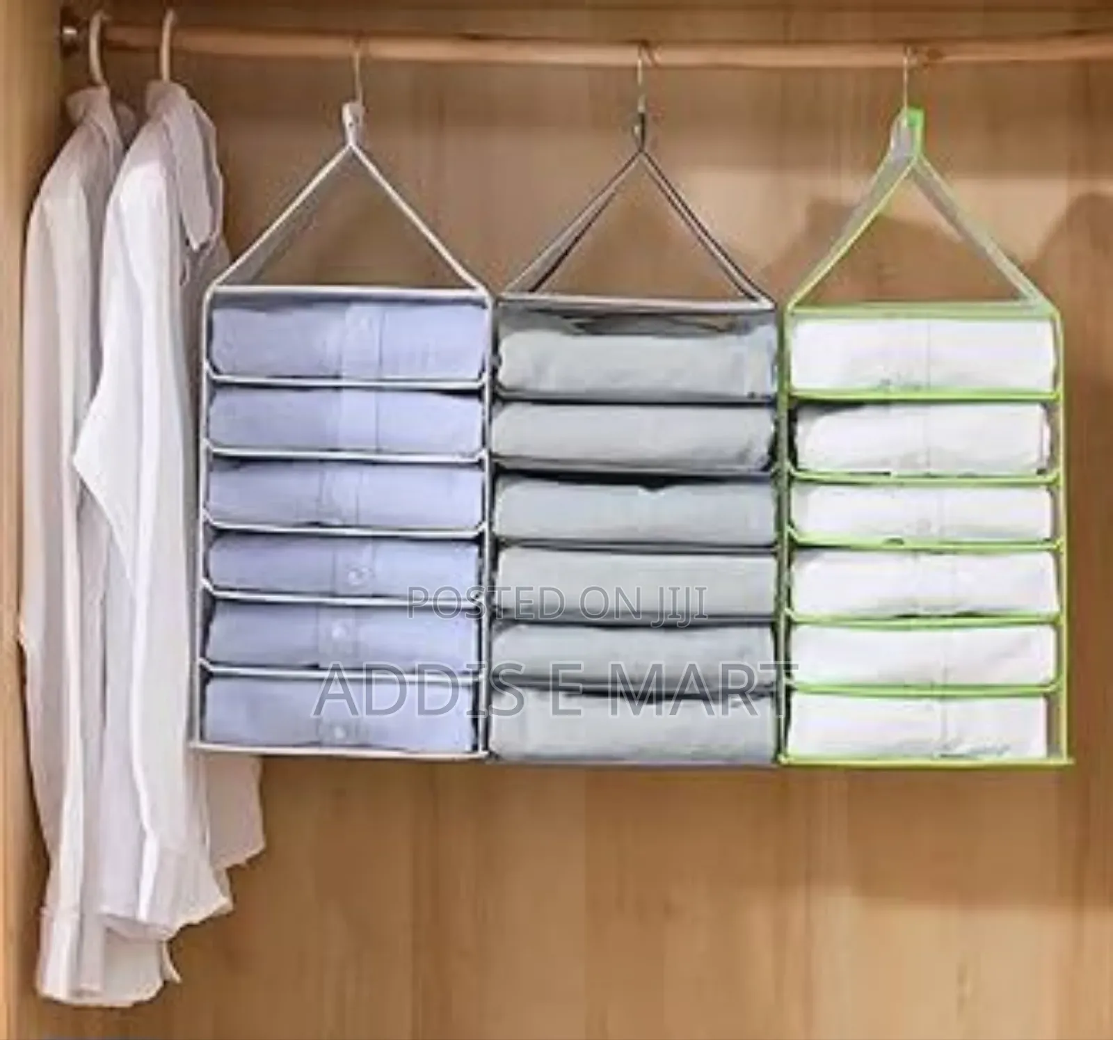 Hanging Clothes Organiser for Wardrobe