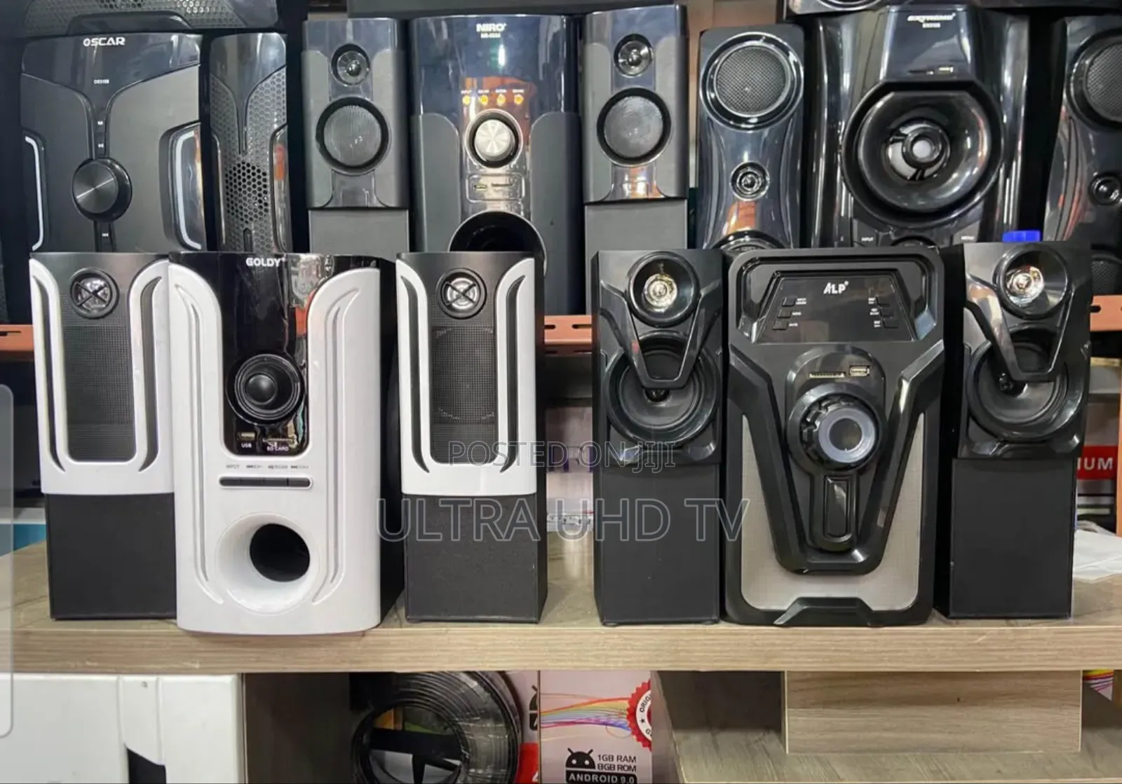 Goldy Speaker Sg-G3 2.1 Channel Multimedia Home Theater System.