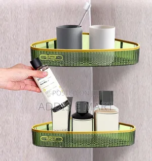 Single Adhesive Corner Storage Rack
