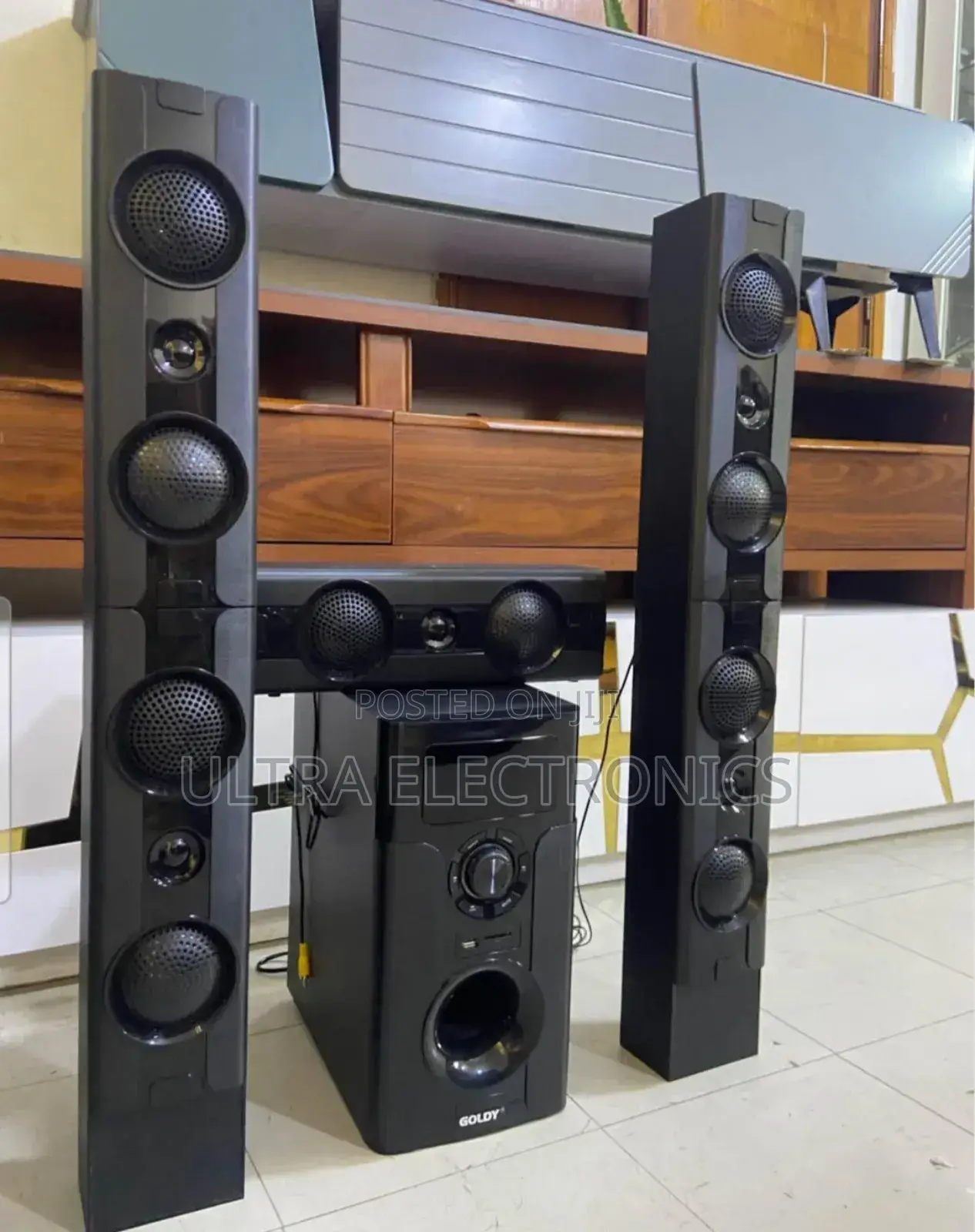 Goldy Gd-1199h-3 Home Speaker System. Supports Usb/Sd Card Function