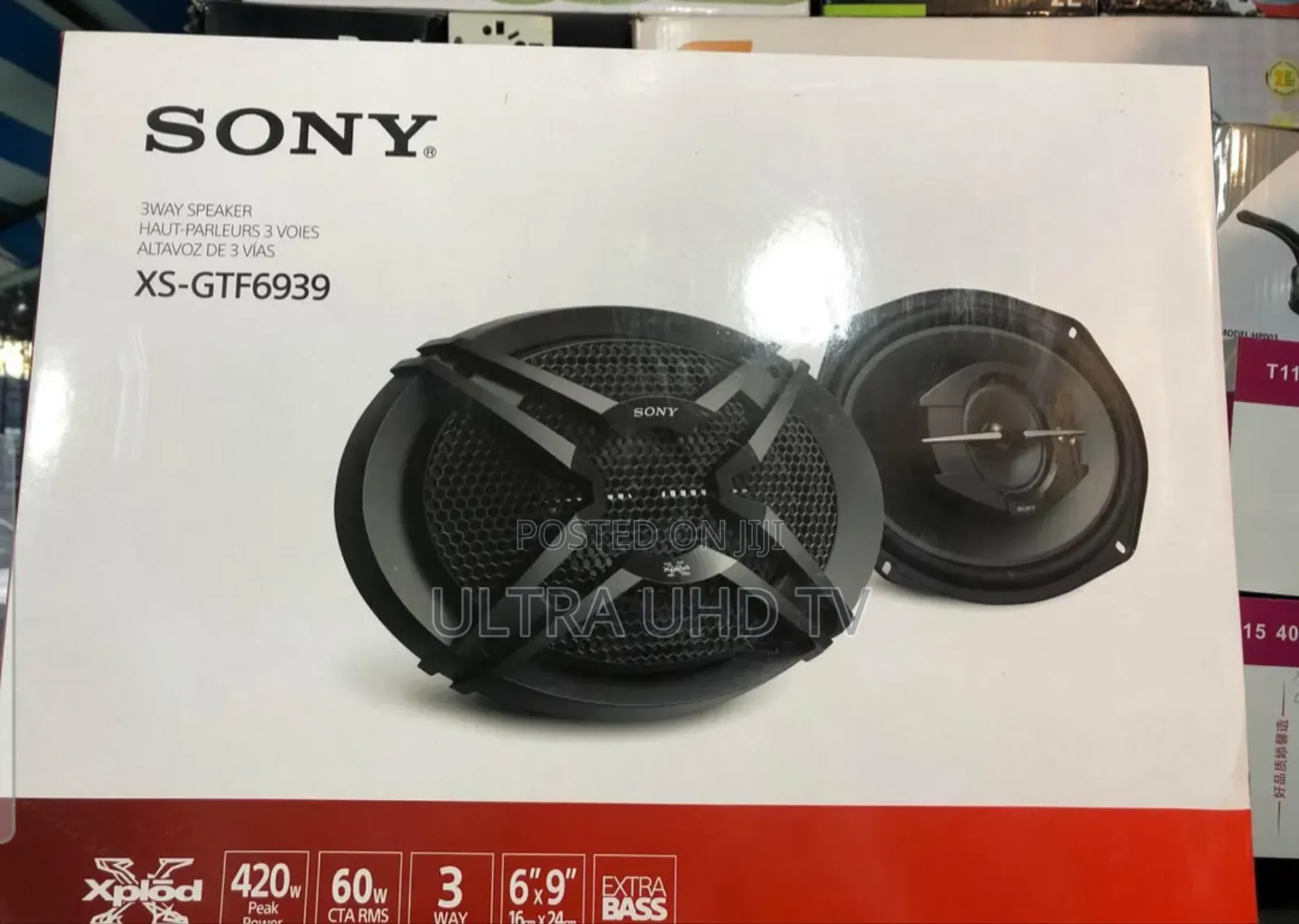 Sony Xs-Gtf6939 6x9" 3-Way Car Speaker.