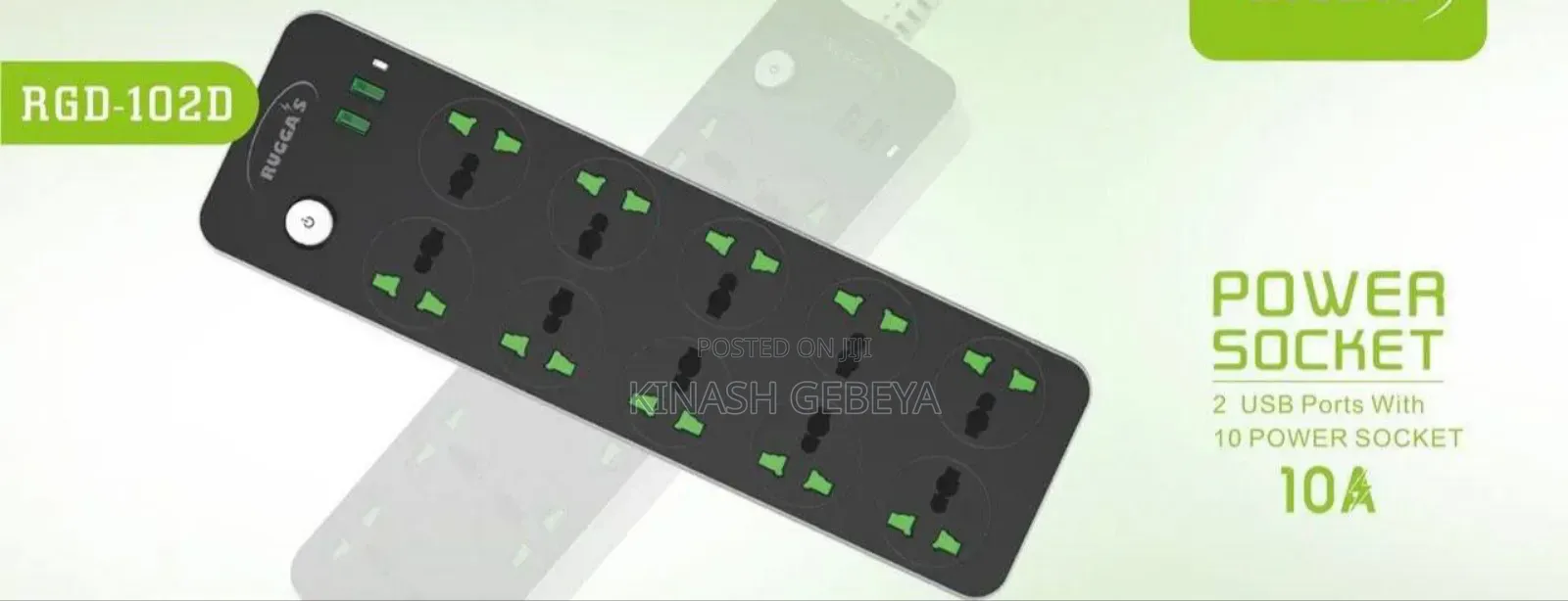 Ruggas High Quality Power Socket Adapter