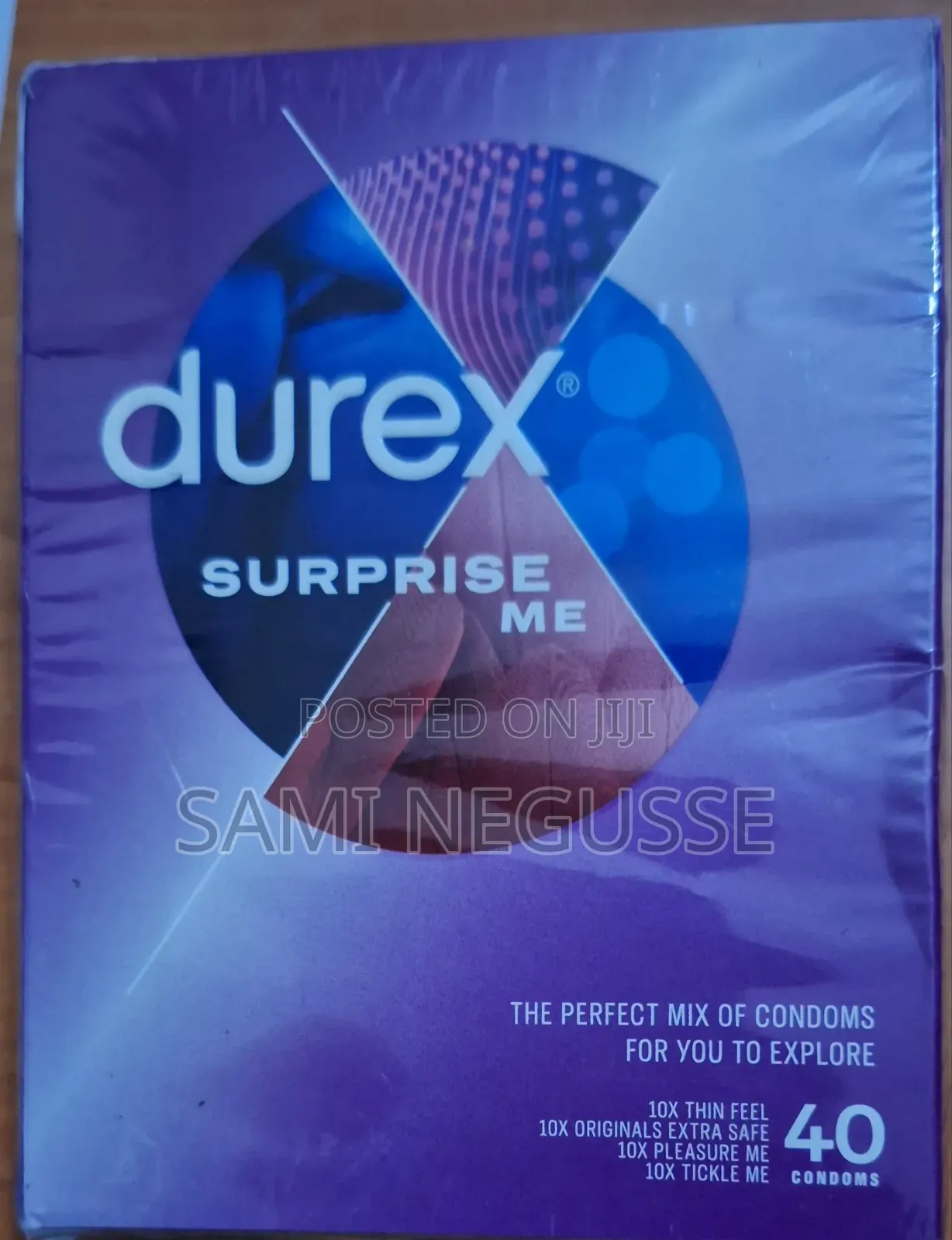 Durex Condom 40 Piece's 4 Type's in One