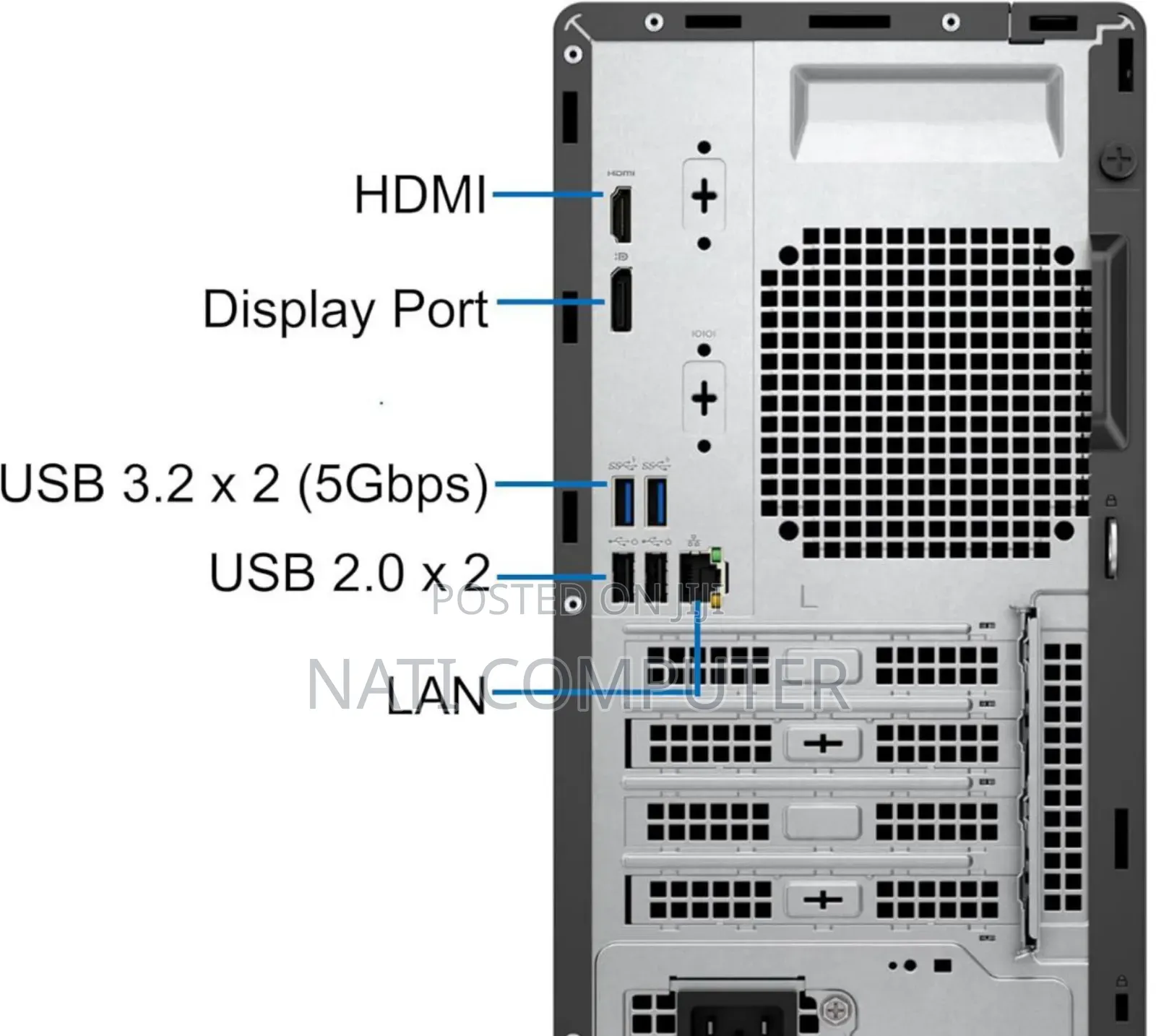 New Desktop Computer Dell Optiplex 7020 8GB Intel Core I5 SSD 1T