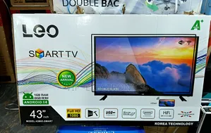 Leo 43 Inch Tv Smart Android 14.0 New 2025 New Arrival Tv