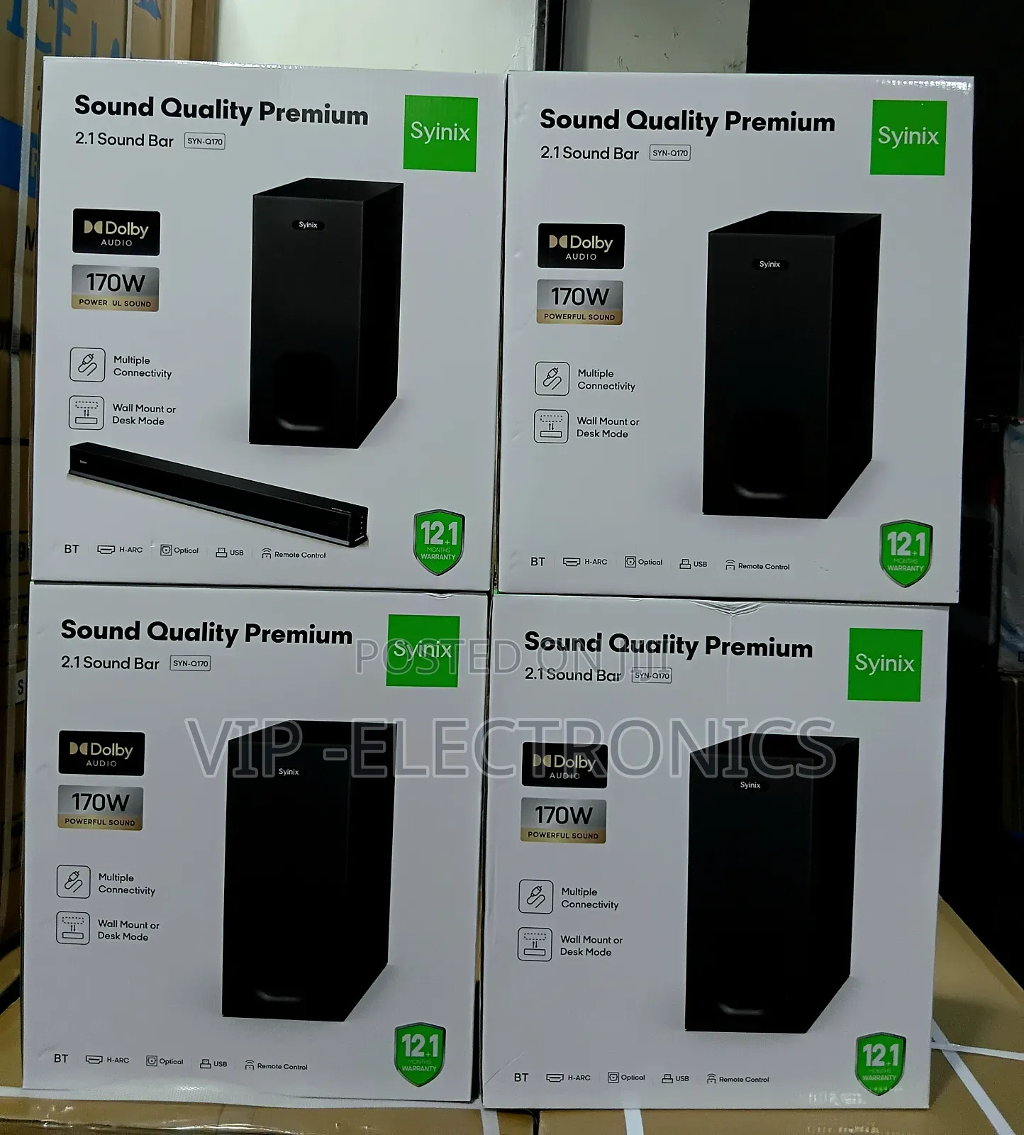 Syinix Sound Bar 170w 2.1ch Original Syinix