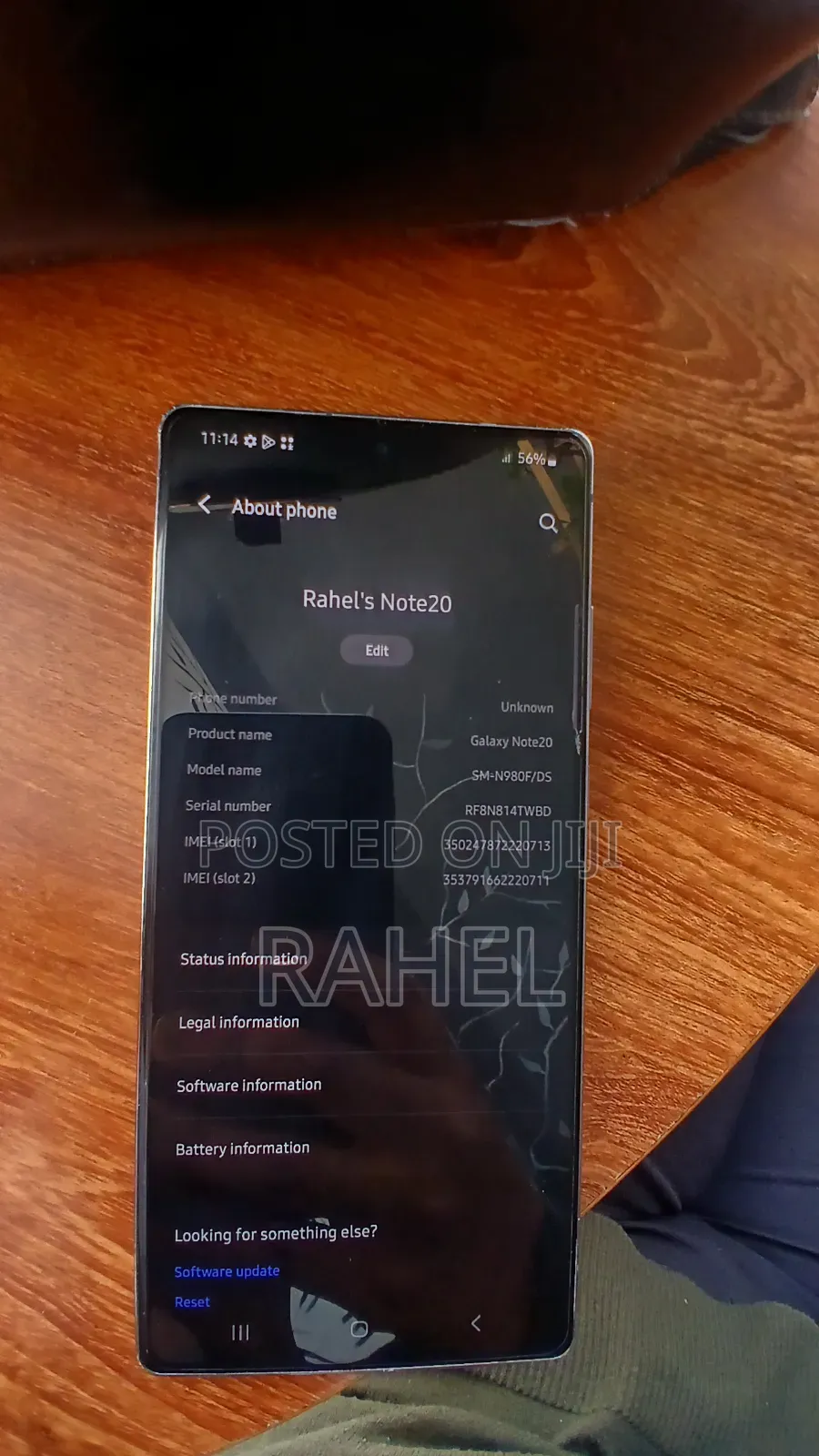 Samsung Galaxy Note 20 5G 256 GB Gray