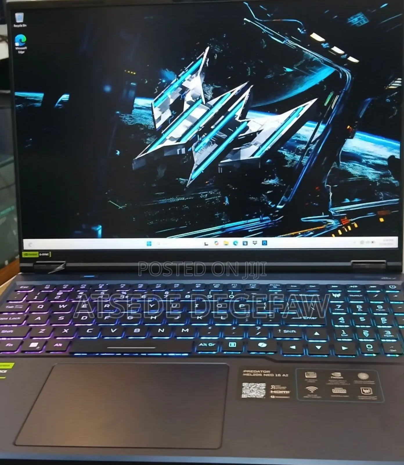 New Laptop Acer Predator Helios Neo 16 32GB Intel Core Ultra 9 SSD 1T