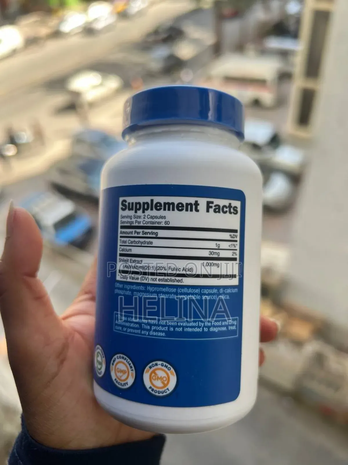 Gluten-Free 3rd Party Tested Shilajit 120 Capsules Original From Usa