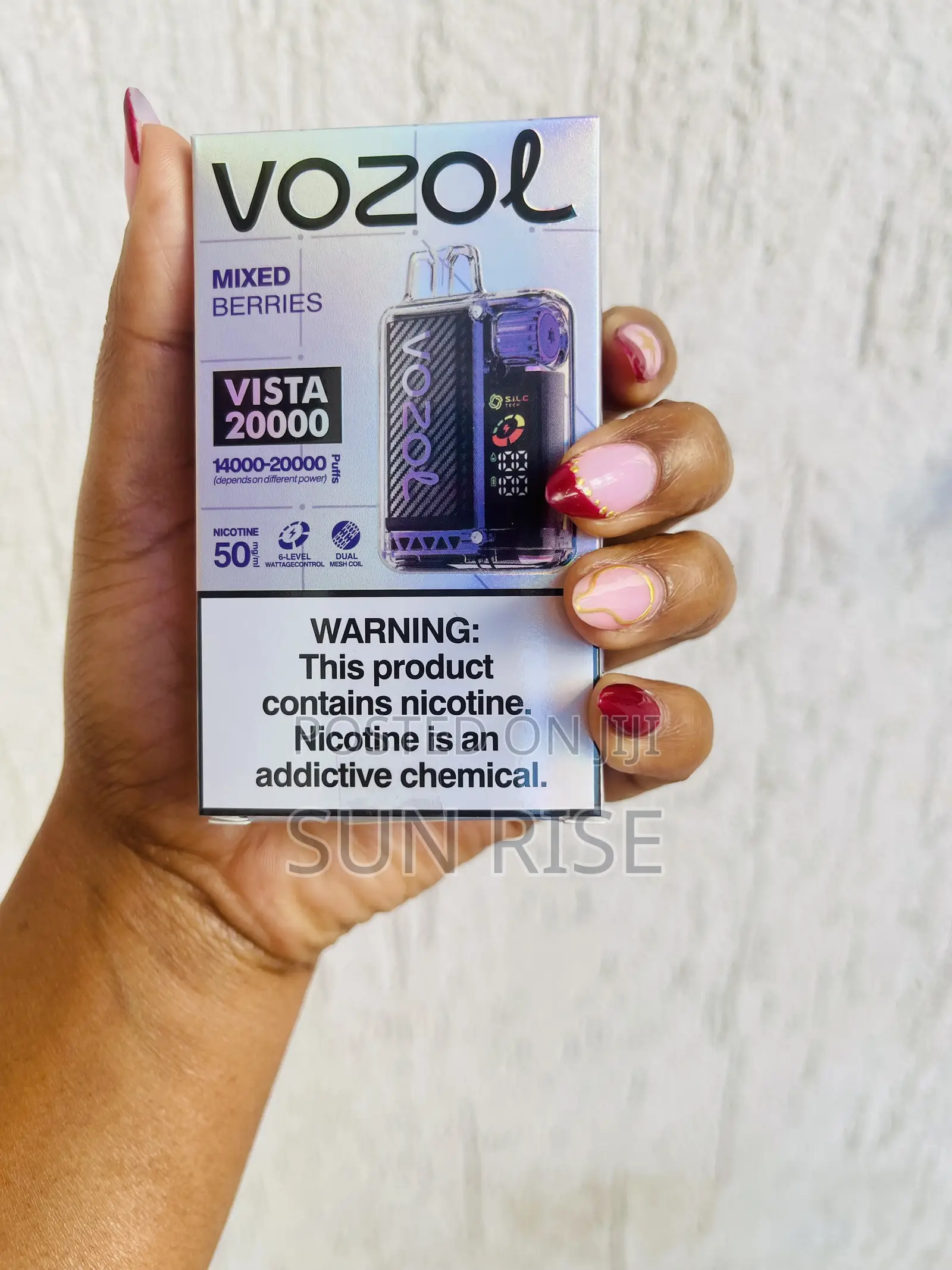 Vozol Vista 20000 Puff Vape Mixed Berries Addis Ababa Bole