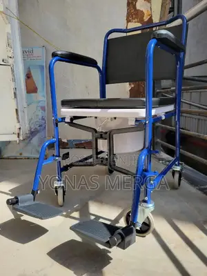 Wheeled Commode Chair嗣出elderly Up to 150kg, Wheelchair With Built-In