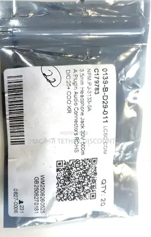 Pj313 Pj-3133-5a 3.5mm Aplugin Audio Connector 3-Pin PCB Mount