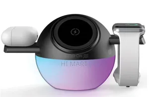 Porodo Orbix 3in1 Wireless Charger and Adjustable Light