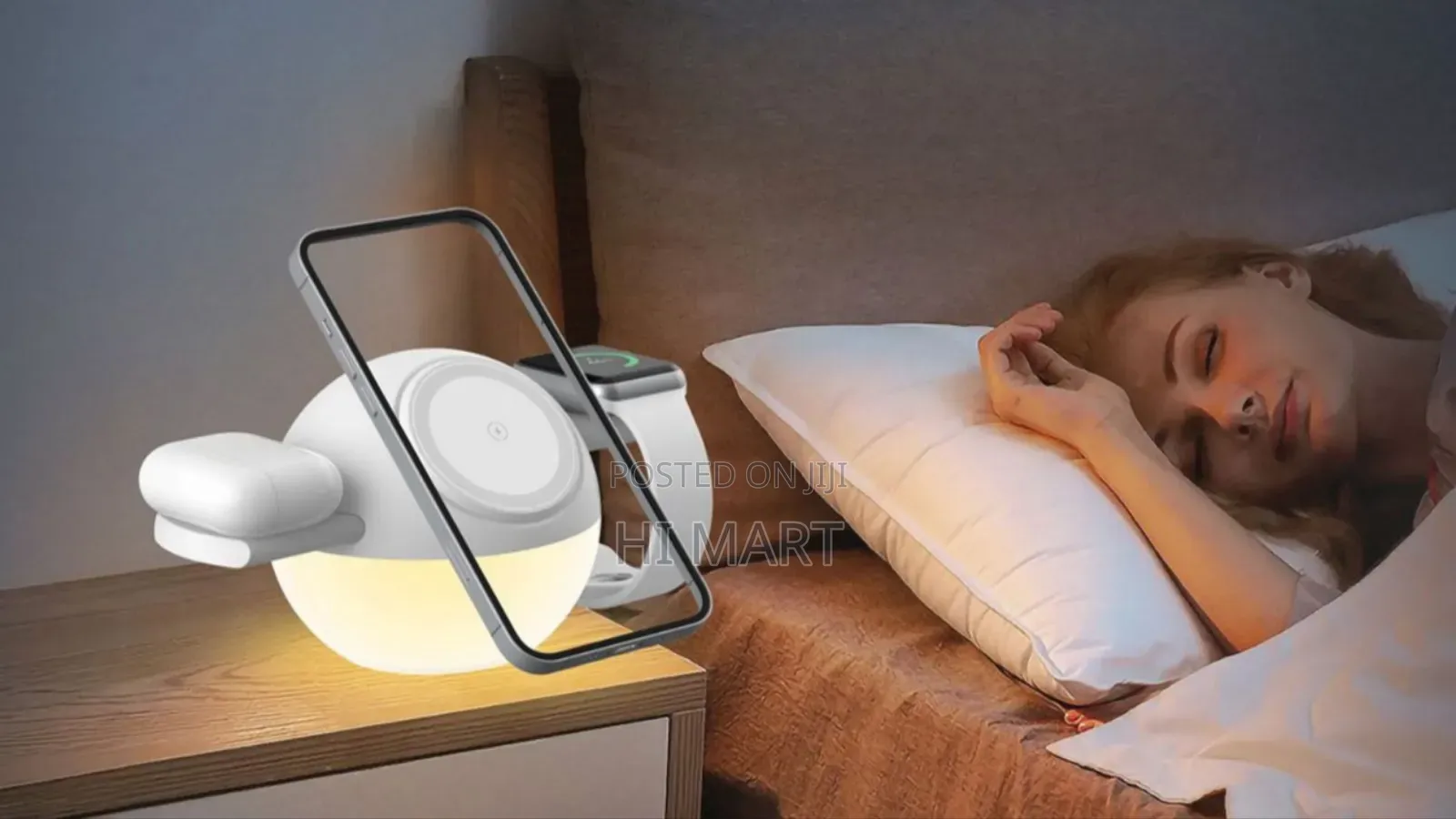 Porodo Orbix 3in1 Wireless Charger and Adjustable Light