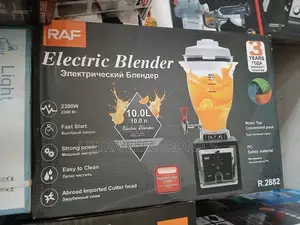 Raf Electric Commercial Blender, Model R.2882. Key Features Include: