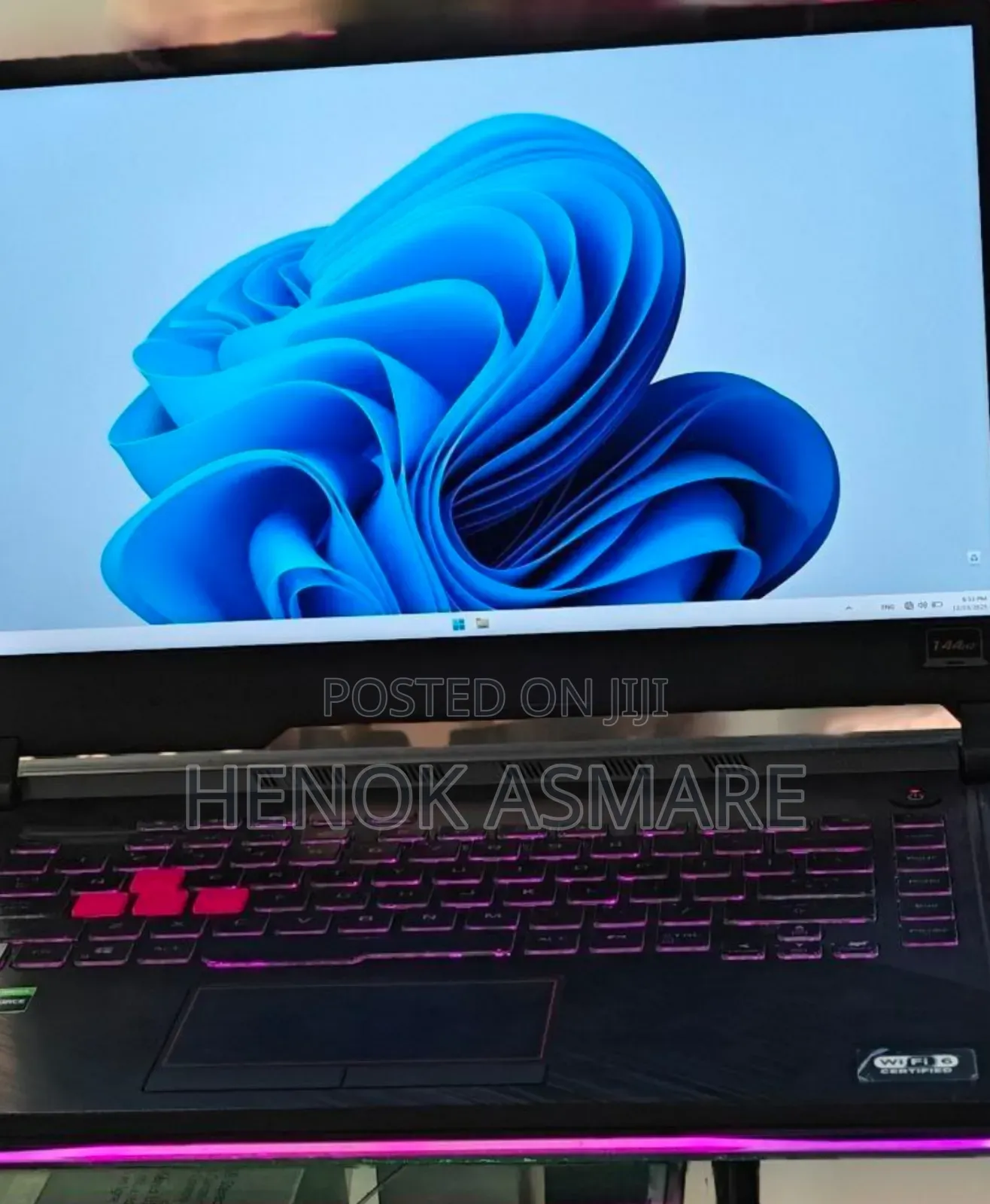 New Laptop Asus ROG Strix G15 32GB Intel Core I7 SSD 512GB