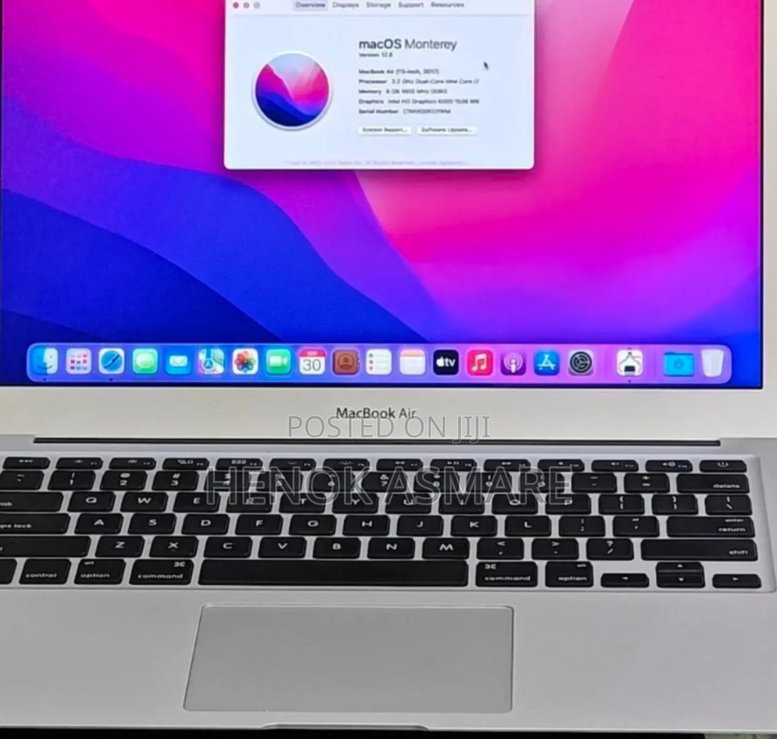 New Laptop Apple MacBook Air 2017 8GB Intel Core I7 SSD 512GB
