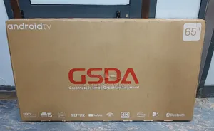 Gsda 65” Smart Android Tv – Double Glass | Big Screen | New Arrival