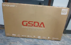 Gsda 65” Smart Android Tv – Double Glass | Big Screen | New Arrival
