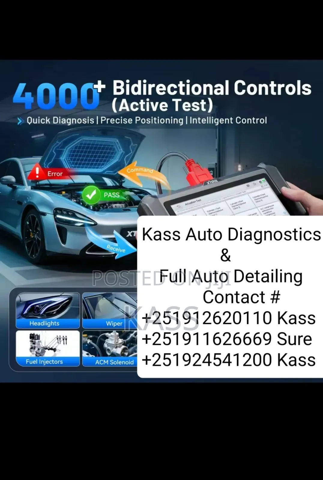 Kass Full Auto Diagnostics and Detailing