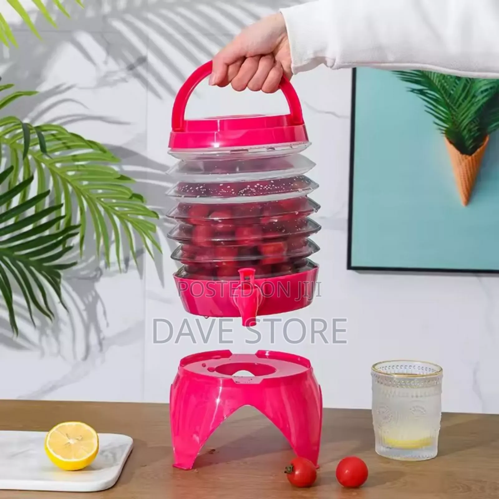 Collapsible Beverage Tub Dispenser