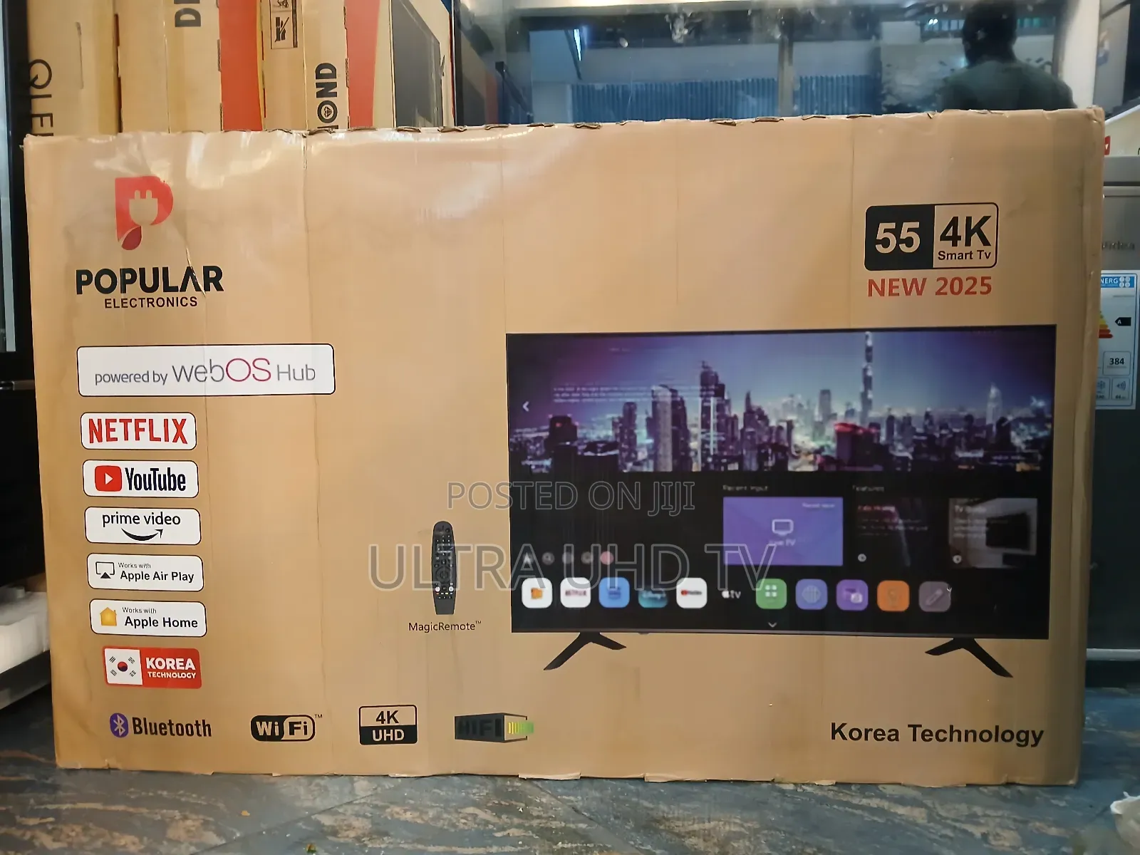 Popular Electronics" 55" Smart Tv. Key Specifications and Features
