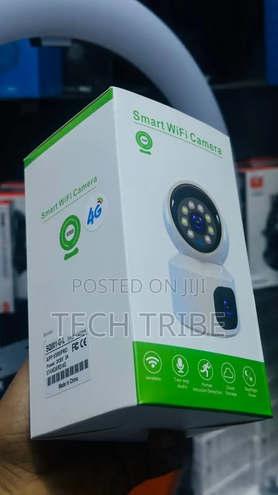 Smart Wifi Camera With Sim Card and Wifi Two Way Audio Night Vision