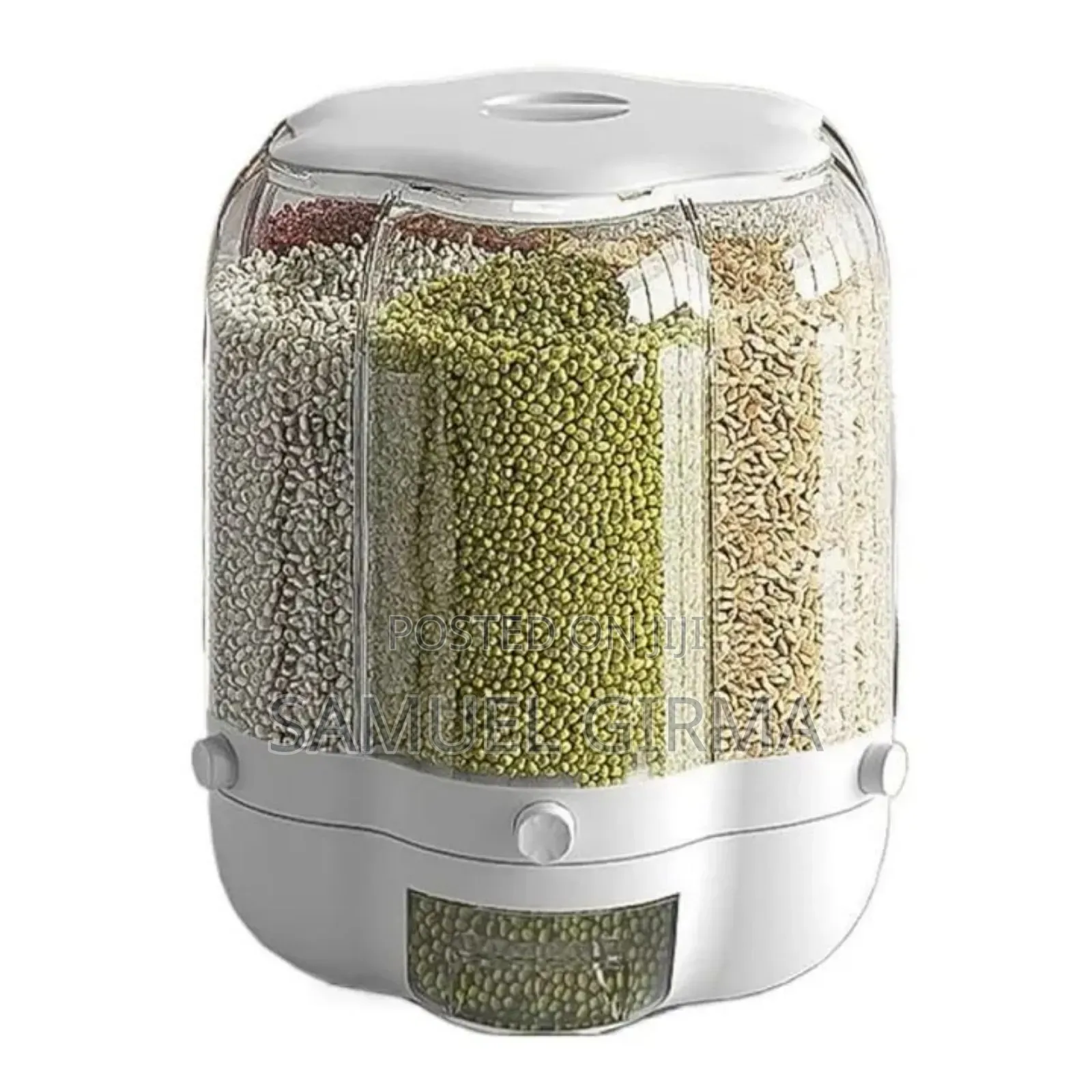9ሌትር የመያዝ አቅም ያለዉ 360° Rotating Grain Storage