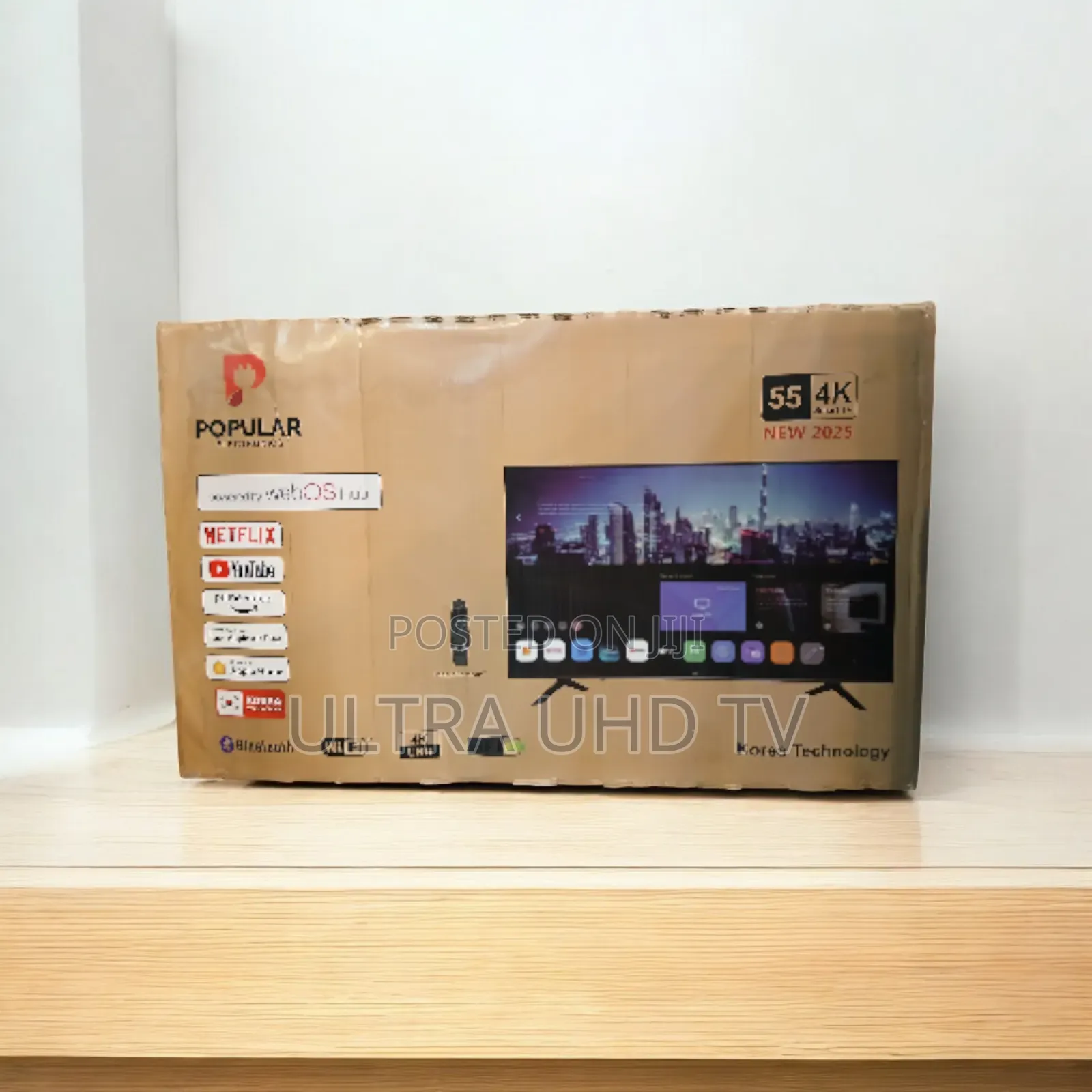 Popular Electronics" 55" Smart Tv. Key Specifications and Features