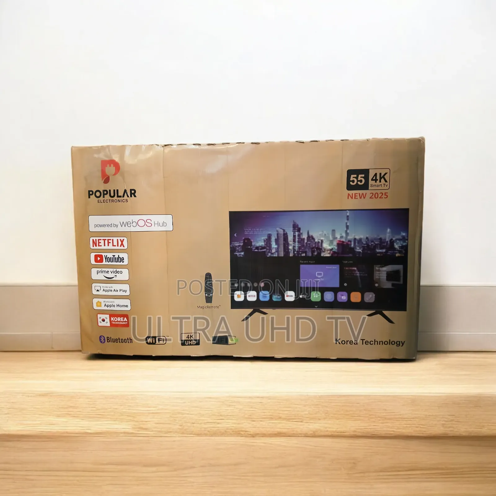 Popular Electronics" 55" Smart Tv. Key Specifications and Features