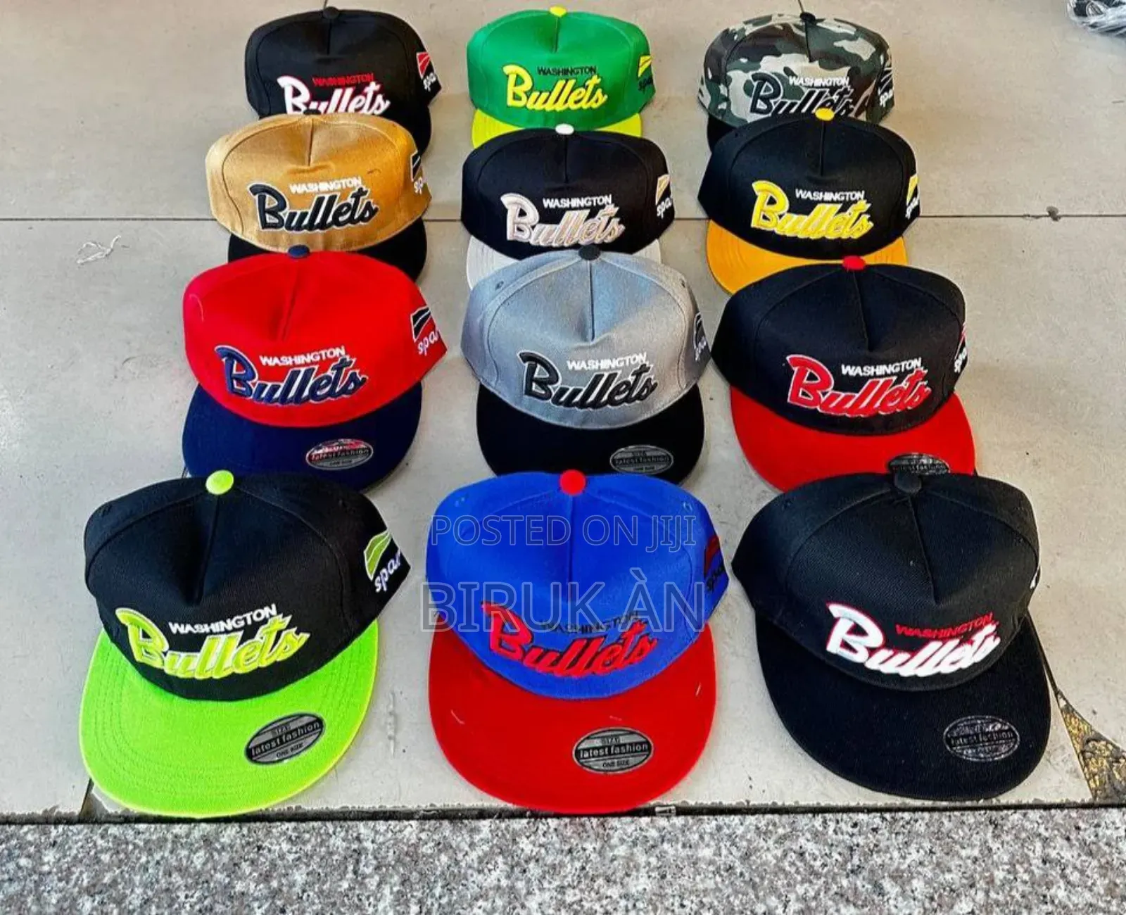 Washington Bullets Snapback Cap