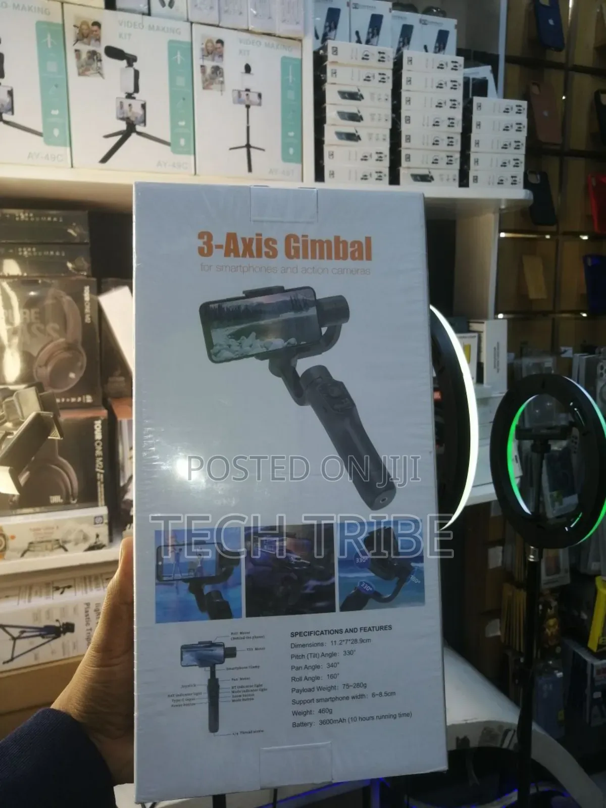 F10 Pro 3-Axis Gimbal, a Handheld Stabilizer for Smartphones.